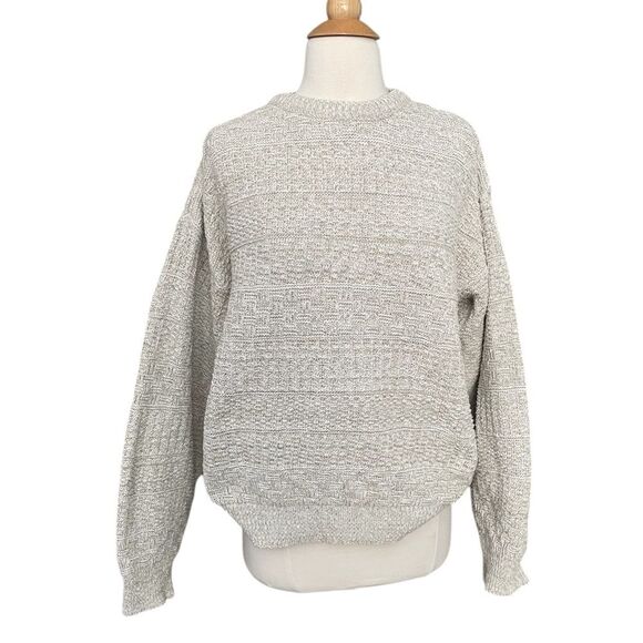 Vintage Chunky Tan Mens Sweater - Picture 1 of 4